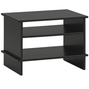 Čern&yacute; lakovan&yacute; nočn&iacute; stolek Teulat Inari 54 x 40 cm