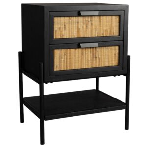 Čern&yacute; odkl&aacute;dac&iacute; stolek DUTCHBONE YASU 45 x 35 cm