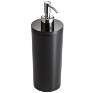 Čern&yacute; plastov&yacute; d&aacute;vkovač na m&yacute;dlo Yamazaki Round
