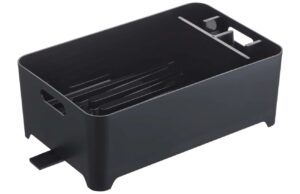 Čern&yacute; plastov&yacute; odkap&aacute;vač Yamazaki Tower 38 x 24 cm