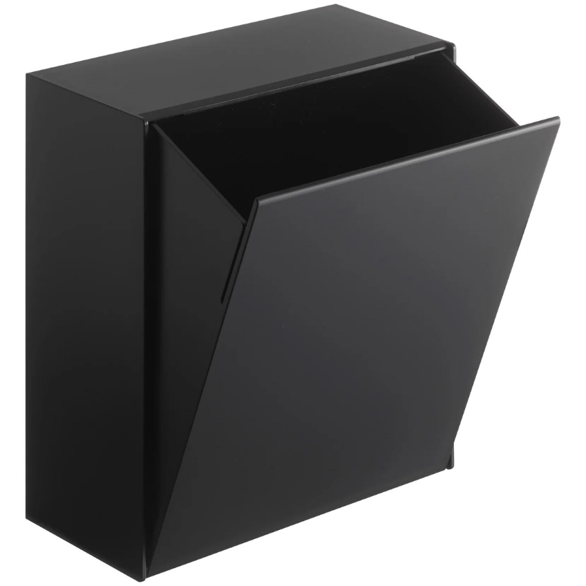 Černý plastový úložný box Yamazaki Film Hook 20 x 17 cm