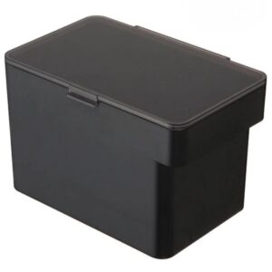 Čern&yacute; plastov&yacute; z&aacute;sobn&iacute;k krmiva Yamazaki Tower 6 l