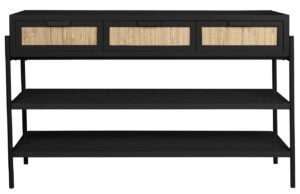 Čern&yacute; toaletn&iacute; stolek DUTCHBONE YASU 120 x 38 cm