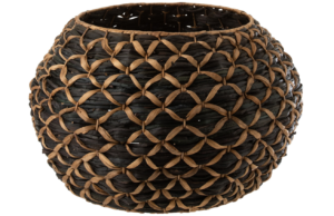 Čern&yacute; &uacute;ložn&yacute; ko&scaron; z př&iacute;rodn&iacute;ch vl&aacute;ken J-line Roller 62 cm