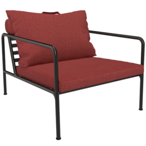 Červen&eacute; čalouněn&eacute; zahradn&iacute; křeslo HOUE Avon II.