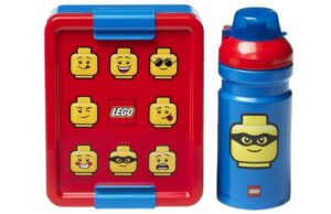 Červeno modr&yacute; svačinov&yacute; set LEGO&reg; ICONIC Classic