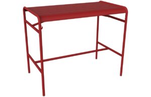Červen&yacute; kovov&yacute; barov&yacute; stůl Fermob Luxembourg 126 x 73 cm