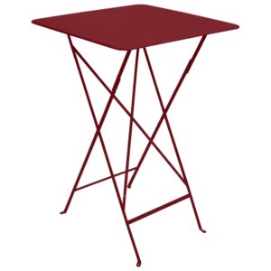 Červen&yacute; kovov&yacute; skl&aacute;dac&iacute; bistro stůl Fermob Bistro 71 x 71 cm