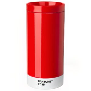 Červen&yacute; kovov&yacute; termohrnek Pantone Red 2035 430 ml