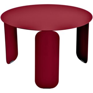 Červen&yacute; kovov&yacute; zahradn&iacute; konferenčn&iacute; stolek Fermob Bebop 60 cm