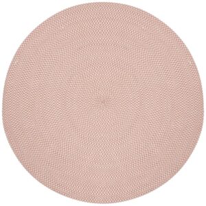 Červen&yacute; l&aacute;tkov&yacute; koberec Kave Home Rodhe ⌀ 150 cm