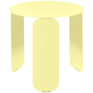 Citronově žlut&yacute; kovov&yacute; zahradn&iacute; odkl&aacute;dac&iacute; stolek Fermob Bebop 45 cm