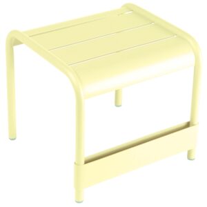 Citronově žlut&yacute; kovov&yacute; zahradn&iacute; odkl&aacute;dac&iacute; stolek Fermob Luxembourg 44 x 42 cm