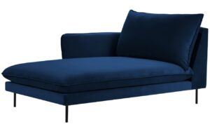 Cosmopolitan Design Kr&aacute;lovsky modr&aacute; sametov&aacute; leno&scaron;ka Vienna 170 cm