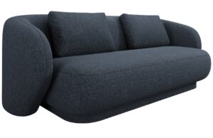 Cosmopolitan Design Modr&aacute; čalouněn&aacute; dvoum&iacute;stn&aacute; pohovka Camden 169 cm