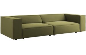 Cosmopolitan Design Sametov&aacute; pohovka Arendal 244 cm