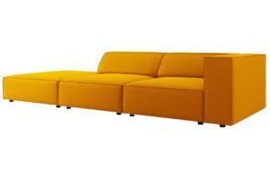 Cosmopolitan Design Sametov&aacute; pohovka Arendal 262 cm