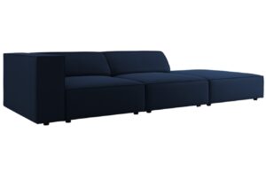 Cosmopolitan Design Sametov&aacute; pohovka Arendal 262 cm
