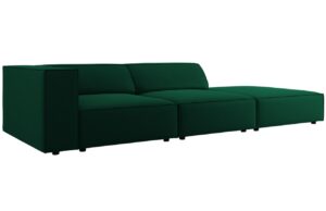 Cosmopolitan Design Sametov&aacute; pohovka Arendal 262 cm