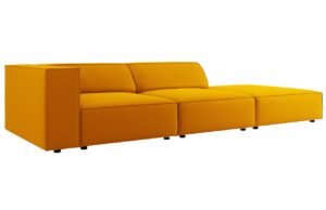 Cosmopolitan Design Sametov&aacute; pohovka Arendal 262 cm