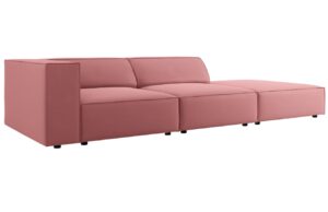 Cosmopolitan Design Sametov&aacute; pohovka Arendal 262 cm
