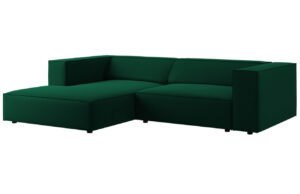 Cosmopolitan Design Sametov&aacute; rohov&aacute; pohovka Arendal 224 cm