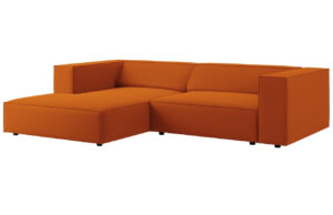 Cosmopolitan Design Sametov&aacute; rohov&aacute; pohovka Arendal 224 cm