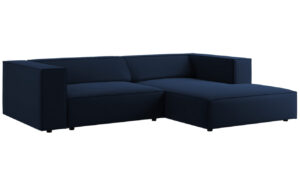 Cosmopolitan Design Sametov&aacute; rohov&aacute; pohovka Arendal 224 cm