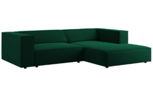 Cosmopolitan Design Sametov&aacute; rohov&aacute; pohovka Arendal 224 cm