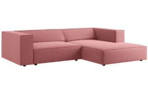 Cosmopolitan Design Sametov&aacute; rohov&aacute; pohovka Arendal 224 cm