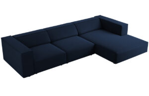 Cosmopolitan Design Sametov&aacute; rohov&aacute; pohovka Arendal 284 cm