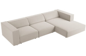 Cosmopolitan Design Sametov&aacute; rohov&aacute; pohovka Arendal 284 cm