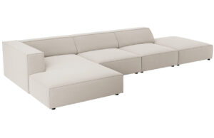 Cosmopolitan Design Sametov&aacute; rohov&aacute; pohovka Arendal 341 cm