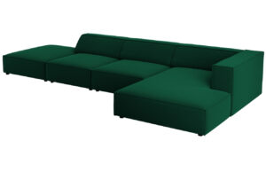 Cosmopolitan Design Sametov&aacute; rohov&aacute; pohovka Arendal 341 cm