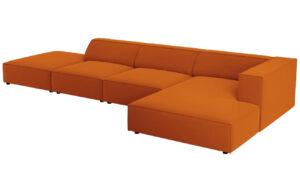 Cosmopolitan Design Sametov&aacute; rohov&aacute; pohovka Arendal 341 cm