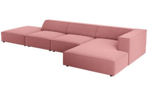 Cosmopolitan Design Sametov&aacute; rohov&aacute; pohovka Arendal 341 cm