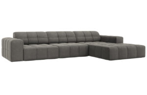 Cosmopolitan Design Sametov&aacute; rohov&aacute; pohovka Chicago 284 cm