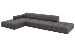 Cosmopolitan Design Sametov&aacute; rohov&aacute; pohovka Chicago 341 cm