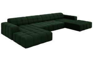 Cosmopolitan Design Sametov&aacute; rohov&aacute; pohovka Chicago 364 cm