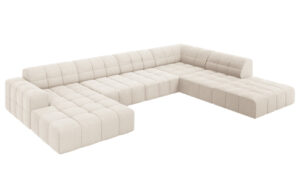 Cosmopolitan Design Sametov&aacute; rohov&aacute; pohovka Chicago 364 cm