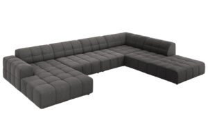 Cosmopolitan Design Sametov&aacute; rohov&aacute; pohovka Chicago 364 cm