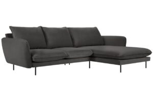 Cosmopolitan Design Sametov&aacute; rohov&aacute; pohovka Vienna 255 cm