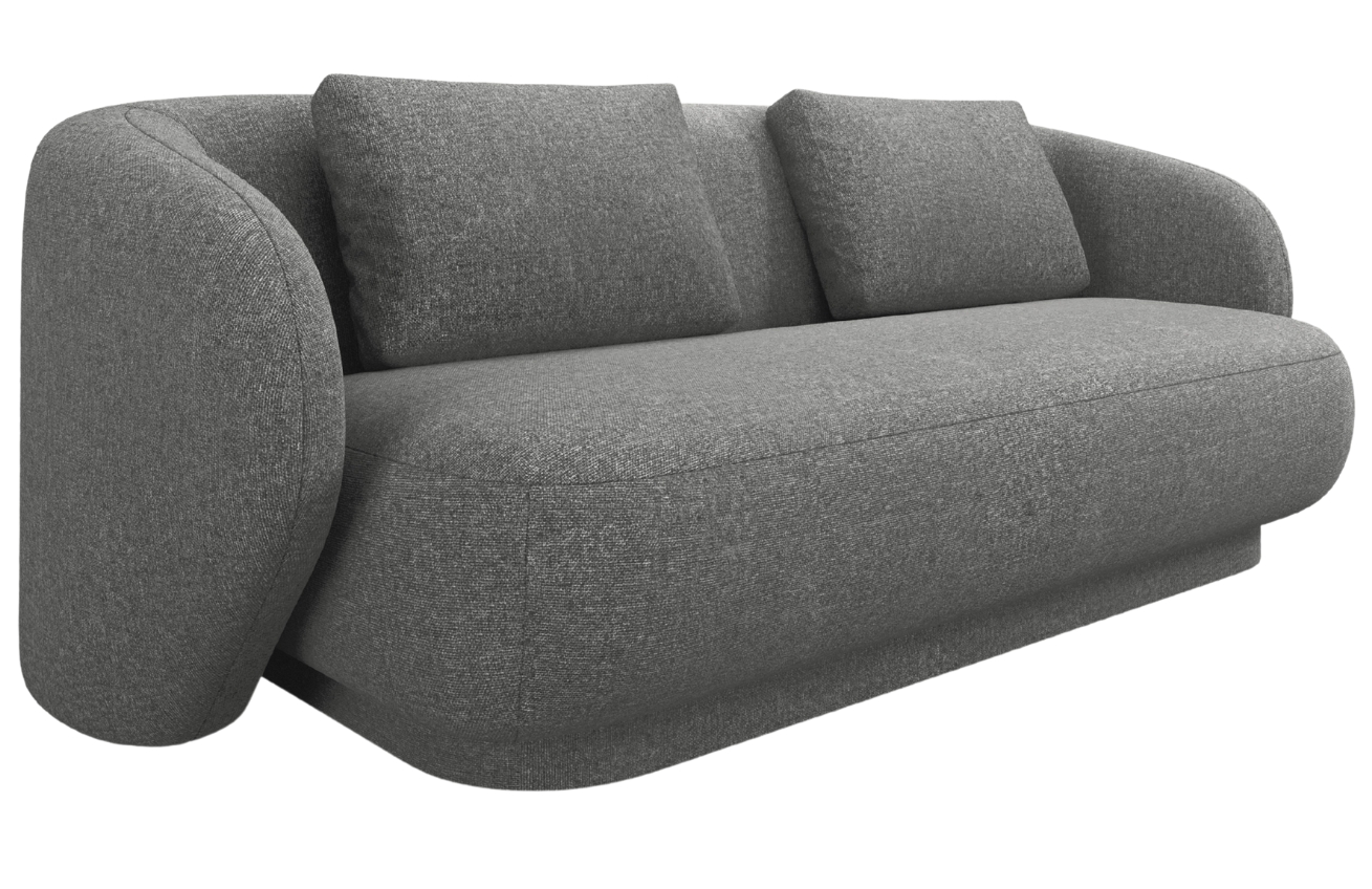 Cosmopolitan Design Šedá čalouněná dvoumístná pohovka Camden 169 cm