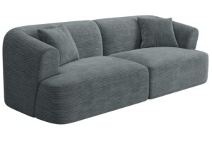 Cosmopolitan Design &Scaron;ed&aacute; man&scaron;estrov&aacute; trojm&iacute;stn&aacute; pohovka Campi 220 cm