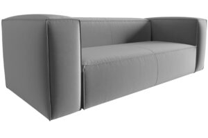 Cosmopolitan Design &Scaron;ed&aacute; sametov&aacute; trojm&iacute;stn&aacute; pohovka Mackay 200 cm