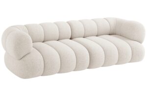 Cosmopolitan Design Světle b&eacute;žov&aacute; čtyřm&iacute;stn&aacute; pohovka Koge 240 cm