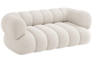 Cosmopolitan Design Světle b&eacute;žov&aacute; dvoum&iacute;stn&aacute; pohovka Koge 180 cm