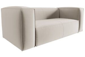 Cosmopolitan Design Světle b&eacute;žov&aacute; sametov&aacute; dvoum&iacute;stn&aacute; pohovka Mackay 150 cm