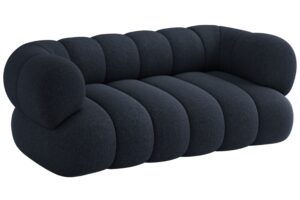 Cosmopolitan Design Tmavě modr&aacute; dvoum&iacute;stn&aacute; pohovka Koge 180 cm