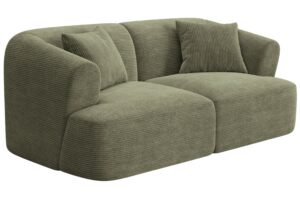 Cosmopolitan Design Zelen&aacute; man&scaron;estrov&aacute; dvoum&iacute;stn&aacute; pohovka Campi 180 cm